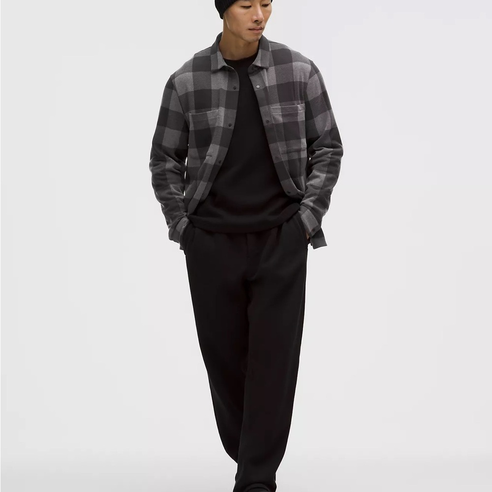 Soft knit oversized Button-Up Shirt Lulu Lemon
